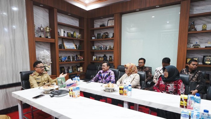 Sekda Sulsel Jufri Rahman menerima rombongan Badan Pembinaan Ideologi Pancasila (BPIP).