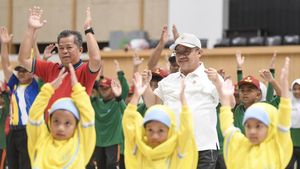 Mendikdasmen Ajak Pelajar Samarinda Terapkan Tujuh Kebiasaan Sehat Lewat Senam