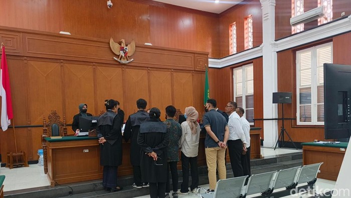 Sidang kasus makar NFRPB di Pengadilan Negeri Makassar. Andi Sitti Nurfaisah/detiksulsel