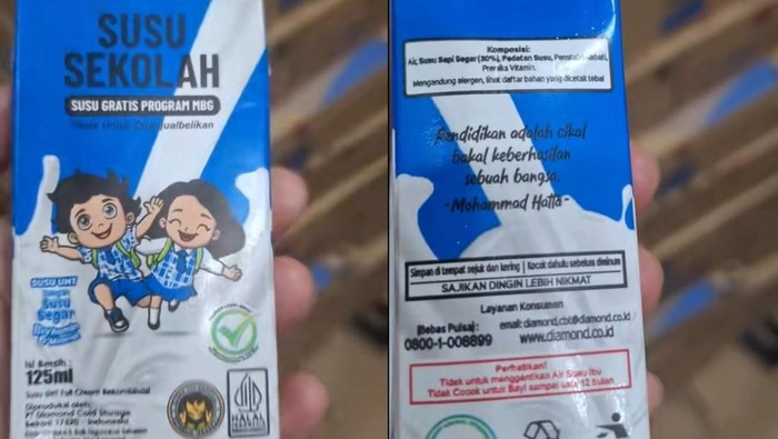 Viral Susu MBG Isinya Lebih Banyak Air, BGN Buka Suara