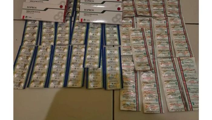 Tampilan website BPBD Medan yang promosikan obat aborsi (Tangkapan layar)