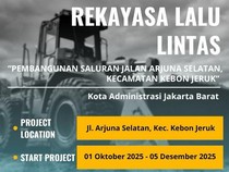 Ada Proyek Saluran Air, Lalin di Kebon Jeruk Jakbar Bakal Direkayasa