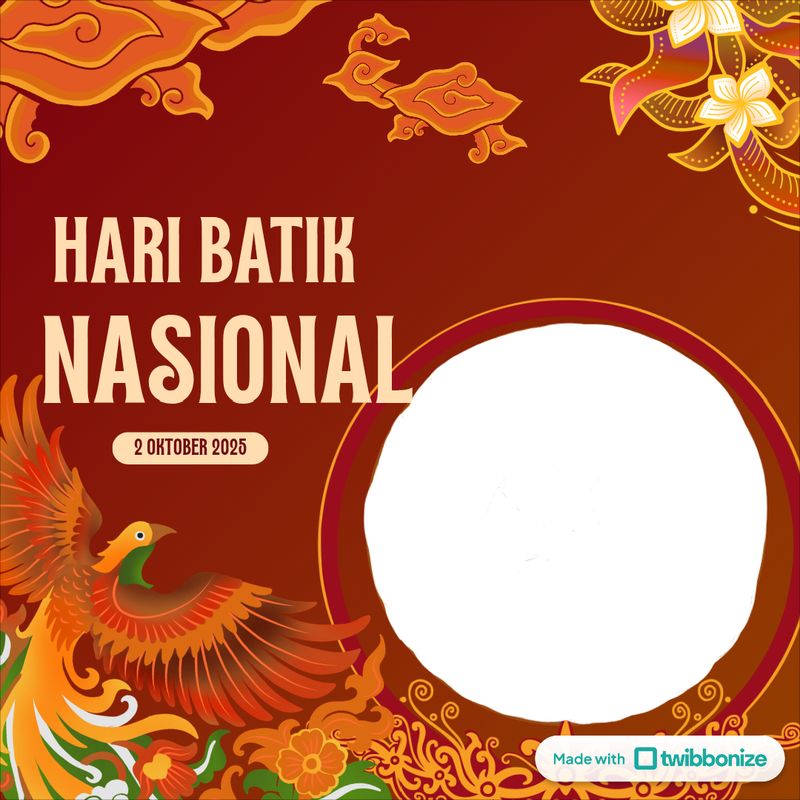 Twibbon Hari Batik Nasional 2025