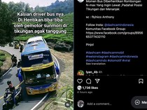 Viral Konvoi Yamaha Nmax Setop Bus di Tikungan, Ini Bahayanya