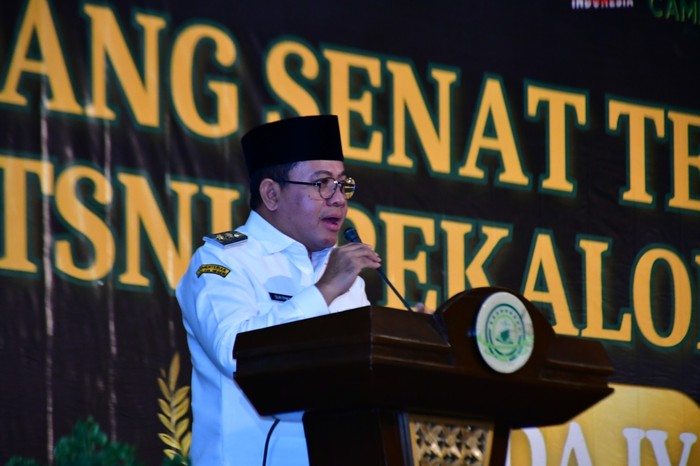 Wakil Bupati Pekalongan Sukirman mengapresiasi sekaligus menyampaikan pesan penting kepada para wisudawan Institut Teknologi dan Sains Nahdlatul Ulama (ITSNU) Pekalongan.