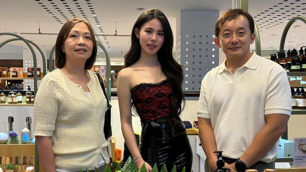 Zoe Levana saat menghadiri acara produk kecantikan.