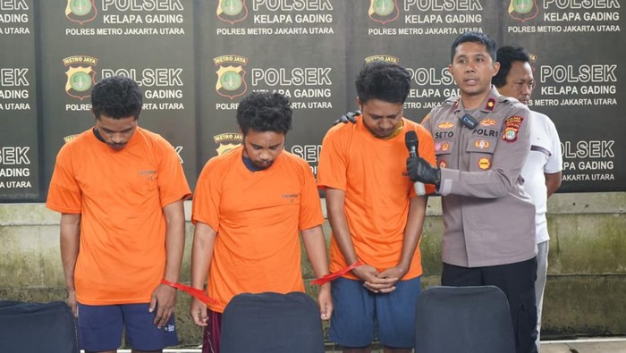 3 pelaku begal di Jakarta Utara (dok.istimewa)