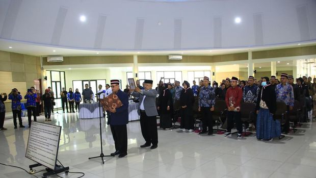 58 Jamaah NII Faksi MYT Ikrar Setia NKRI di Tangerang pada Rabu, 1 Oktober 2025.