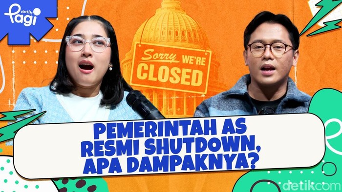 Detik Pagi edisi Kamis, 2 Oktober 2025 membahas Pemerintah AS Resmi Shutdown, Apa Dampaknya?