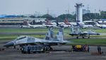 TNI AU Gelar Gladi Demo Udara Sambut HUT ke-80 TNI di Lanud Halim