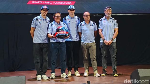 Gresini Racing dalam acara di Jakarta.