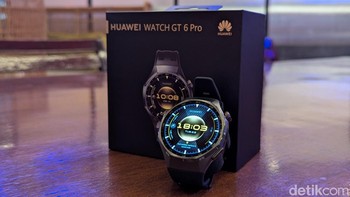 Beralih ke Huawei Watch GT 6 Pro yang hanya tersedia dalam ukuran 46mm. Foto: Virgina Maulita Putri/detikINET