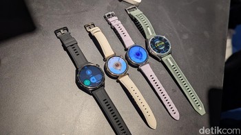Watch GT 6 ukuran 41mm hadir dalam pilihan warna Purple dan White yang cocok untuk kaum hawa, dan varian 46mm hadir dalam pilihan warna Black dan Green. Foto: Virgina Maulita Putri/detikINET
