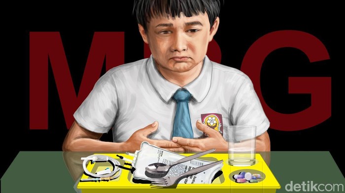 Ilustrasi Trauma Keracunan MBG