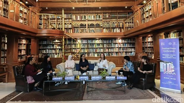 Jumpa pers Ubud Writers and Readers Festival (UWRF) 2025 digelar hari ini.