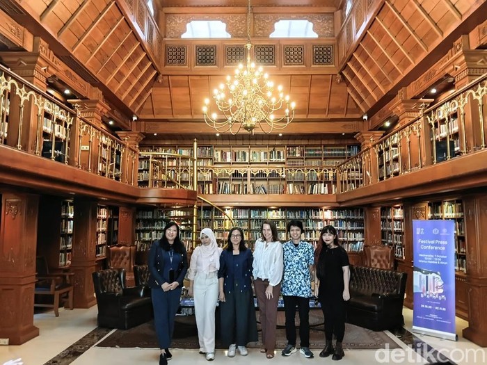 Jumpa pers Ubud Writers and Readers Festival (UWRF) 2025 digelar hari ini.