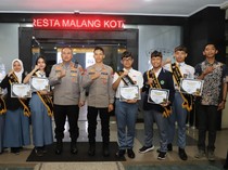 Bangga! Pelajar Polresta Malang Kota Juara 2 Duta Kamtibmas Jatim