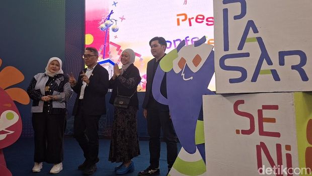 Konferensi pers Pasar Seni ITB