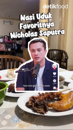 Video: Legendaris! Ini Kelezatan Nasi Uduk Favorit Nicholas Saputra