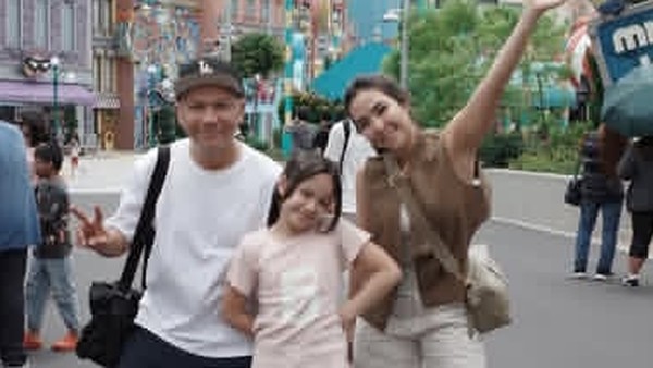 Liburan Bareng Gading Marten dan Gempi, Gisel: Makasih Papa Ding