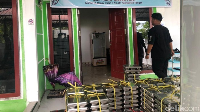 MBG siap didistribusikan dari SPPG Bukti Tunggal Palangka Raya.