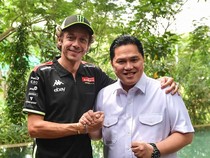 Makan Siang Bareng Rossi, Erick Thohir: Dia Senang di Indonesia