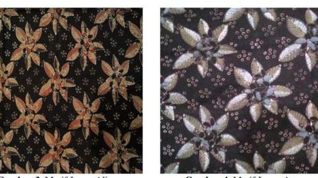 Motif batik jepun alit dan jepun ageng khas Bali. (Foto: Dok. Edi Eskak &  Irfa'ina R. Salma)