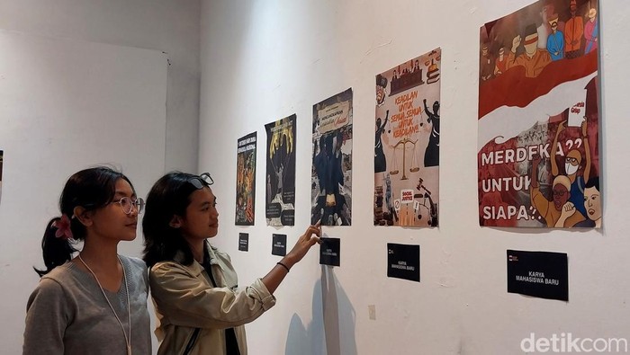 Pameran Tragedi Kanjuruhan di Universitas Brawijaya Malang