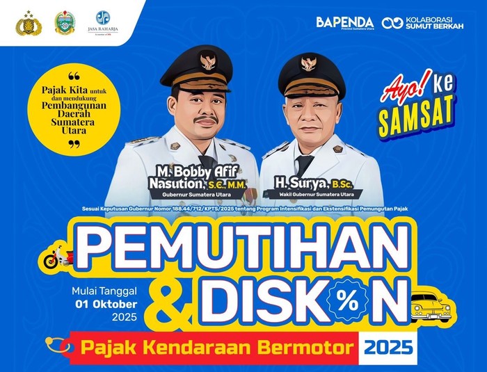 Pemutihan pajak kendaraan di Sumut