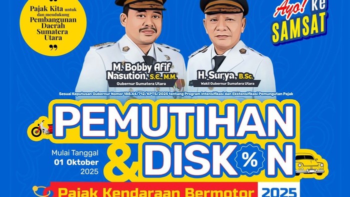 Pemutihan pajak kendaraan di Sumut