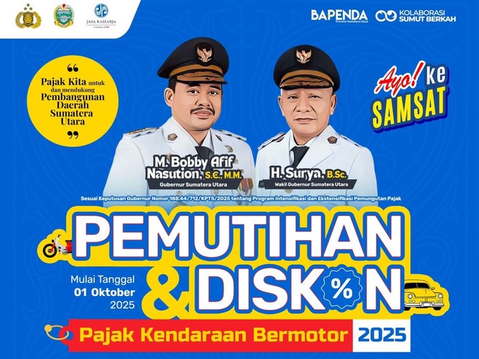 Pemutihan pajak kendaraan di Sumut