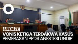 Video: Ketiga Terdakwa Pemerasan PPDS Anestesi Undip Divonis 2 Tahun dan 9 Bulan Bui