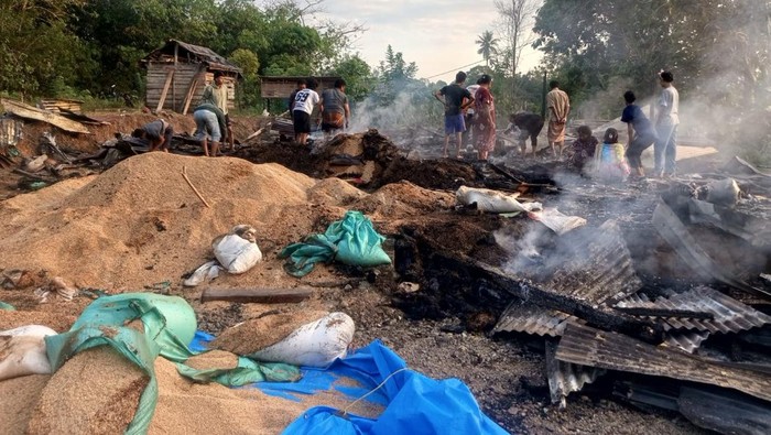 Pria di Bone bakar rumah orang tuanya.