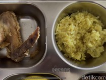 Wujud Nasi Kuning Berlendir Penyebab 763 Porsi MBG di Rembang Ditolak Sekolah