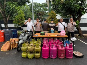 Polisi Gerebek Rumah Pengoplos LPG di Tangerang, 2 Orang Ditangkap