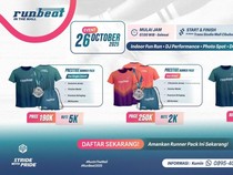 Festival Lari Indoor dengan Vibes Lifestyle Seru, Ikuti RunBeat in The Mall 2025