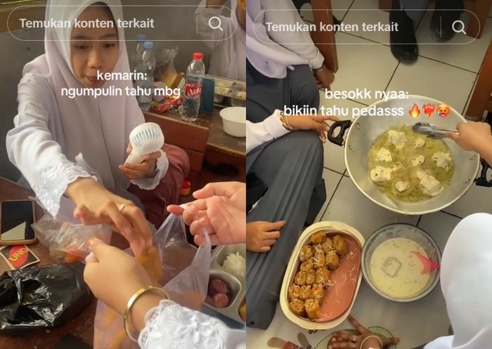 Bosan Menu MBG, Siswa Ini Daur Ulang Tahu agar Tidak Mubazir.