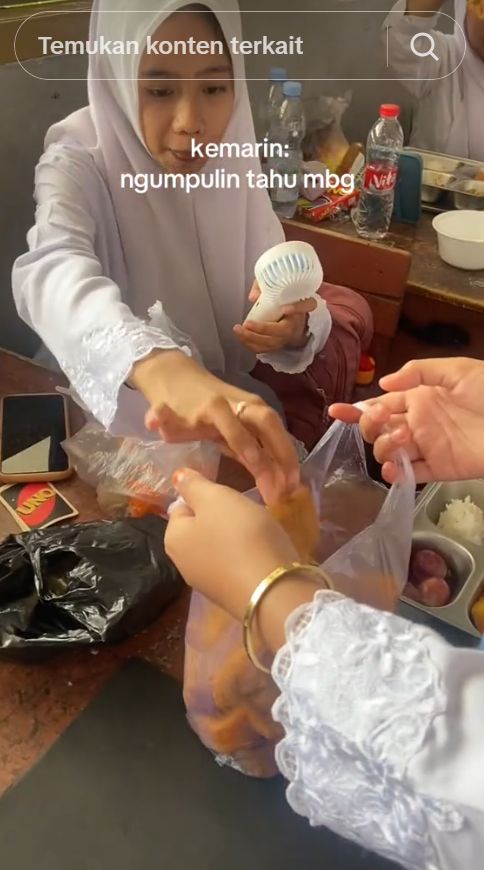 Bosan Menu MBG, Siswa Ini Daur Ulang Tahu agar Tidak Mubazir.