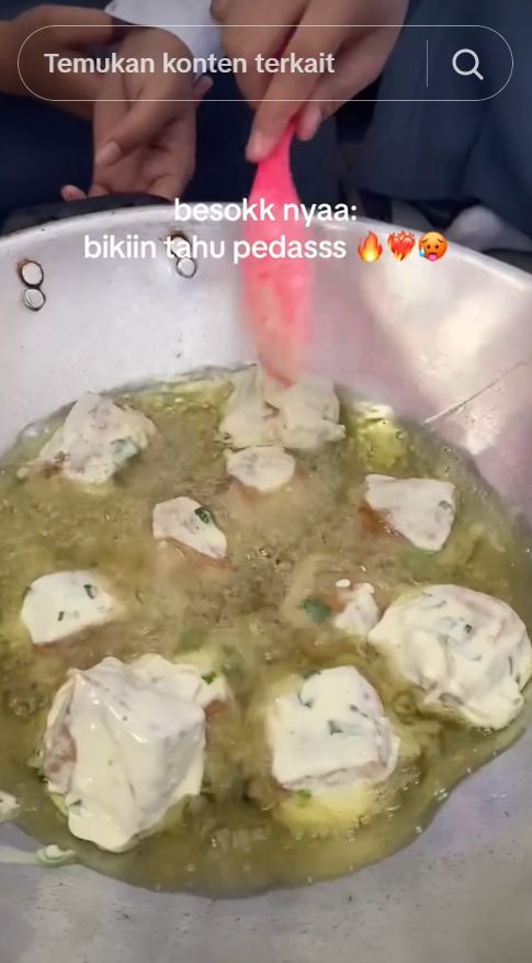 Bosan Menu MBG, Siswa Ini Daur Ulang Tahu agar Tidak Mubazir.