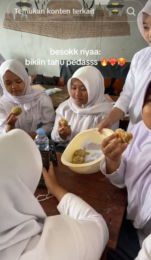Bosan Menu MBG, Siswa Ini Daur Ulang Tahu agar Tidak Mubazir.