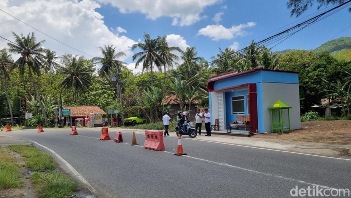 TPR baru Parangtritis yang berada di pinggir jalan sekitar kompleks makam Syekh Belabelu, Kretek, Bantul, Rabu (1/10/2025).