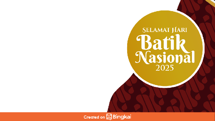Twibbon Hari Batik Nasional 2025