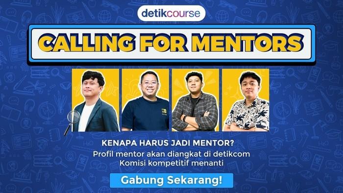 Calling for mentors detikcourse Calling for mentors detikcourse