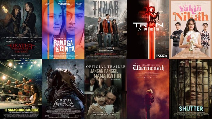 Film baru yang tayang di bioskop bulan Oktober 2025
