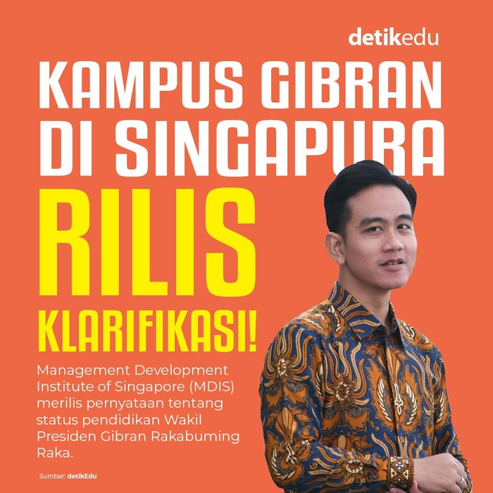 infog Pernyataan MDIS Kampus Gibran di Singapura