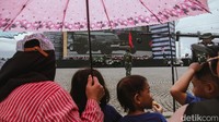 Kesiapan pelaksanaan HUT TNI sudah 90 persen. Latihan terus dilaksanakan agar acara hari ulang tahun berjalan efektif dan meriah.  