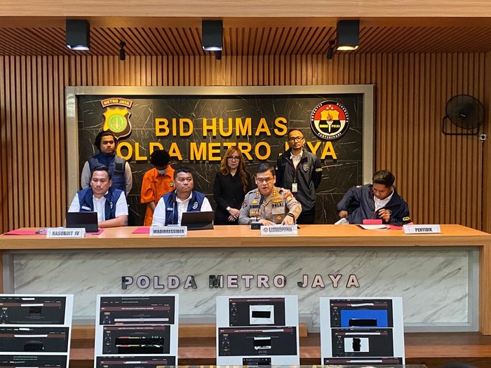 Konferensi pers Polda Metro Jaya (Wildan/detikcom)