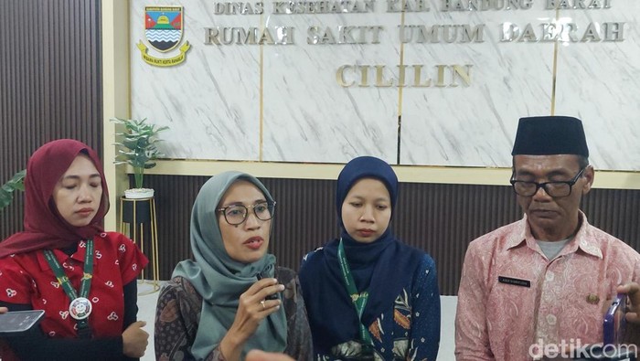 Konferensi pers RSUD Cililin terkait kematian siswi SMK di KBB