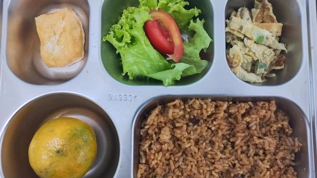 Menu MBG di Agam yang pici keracunan massal (Jeka Kampai/detikSumut)