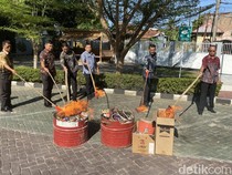 120 HP Napi Disembunyikan di Kloset-Tegel Lapas Parepare Dimusnahkan Petugas